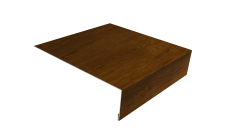 Планка лобовая/околооконная простая 190х50 0,45 Print-Double Elite Golden Wood (2м)