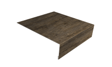 Планка лобовая/околооконная простая 190х50 Grand Line 0,45 Print Elite Nordic Wood TwinColor (2м)