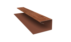 Планка П-образная завершающая сложная Корабельная Доска Grand Line 0,45 Print Premium Rowan Fresh TwinColor (2м)