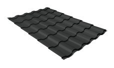 Профиль волновой "Кредо" ("Kredo") 0,45 Drap TX RAL 7016 антрацитово-серый