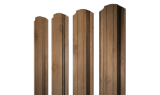 Штакетник Прямоугольный фигурный 0,45 Print Premium Pine Wood Fresh