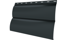 Блок-хаус новый Grand Line 0,5 Rooftop Бархат с пленкой RAL 7016 антрацитово-серый