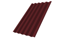 Профнастил НС35R Grand Line 0,5 Satin Matt RAL 3005 красное вино