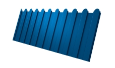 Профнастил С8A v01 фигурный Grand Line 0,5 Satin RAL 5005 сигнальный синий