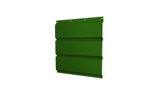 Софит металлический Grand Line полная перфорация 0,45 PE с пленкой RAL 6002 лиственно-зеленый