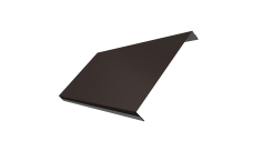 Ламель обратная 200 забора жалюзи Texas Grand Line 0,5 Satin RR 32 темно-коричневый