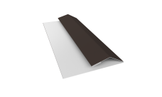 Планка финишная Блок-Хаус новый Grand Line 0,5 Rooftop Бархат RR 32 темно-коричневый (2м)