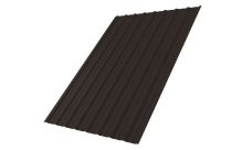 Профнастил С10A Grand Line 0,5 Satin RR 32 темно-коричневый