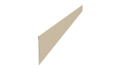 Ламель забора жалюзи Palermo Grand Line 0,45 Drap TX RAL 1015 светлая слоновая кость