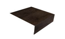 Планка лобовая/околооконная простая 190х50 0,45 Print-Double Premium Antique Wood (2м)