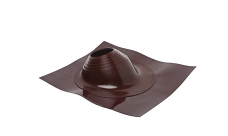 Проходной элемент MF угловой №3.1 (280-460мм) +240 силиконовый (металлический окрашенный фланец) коричневый