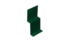 Стартовый профиль фибросайдинга 0,7 PE с пленкой RAL 6005 зеленый мох (3м)