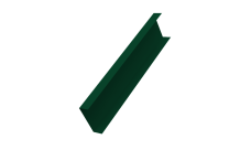 Декоративная накладка на столб универсальная 60х60 для забора жалюзи 0,45 PE-Double RAL 7016 антрацитово-серый (1,8м)