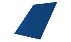 Профнастил С10R 0,45 PE RAL 5005 сигнальный синий