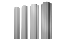 Штакетник Прямоугольный фигурный 0,45 Drap RAL 7004 сигнальный серый