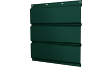 Софит металлический Классик v01 Grand Line без перфорации 0,45 PE-Double с пленкой RAL 6005 зеленый мох