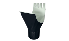 Воронка Grand Line PE 125/90 мм RAL 7024 мокрый асфальт