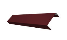 Ламель лицевая 50 забора жалюзи Техас Grand Line 0,5 Сатин RAL 3005 красное вино