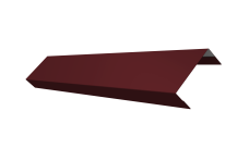 Ламель обратная 50 забора жалюзи Texas 0,45 PE RAL 3005 красное вино