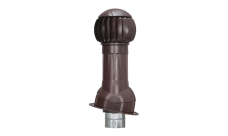 Комплект вентиляции Gervent для фальцевой кровли и гибкой черепицы изолированный 150/160мм коричневый