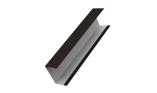 Крышка жалюзи Milan, Tokyo (для калиток, ворот) 0,5 Satin Matt TX RAL 9005 черный (2м)