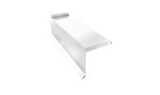 Планка торцевая сегментная 30мм Grand Line Левая 0,4 PE с пленкой RAL 9003 сигнальный белый