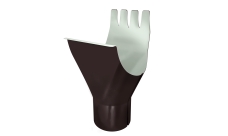 Воронка GL PE 125/90 мм RR 32 темно-коричневый