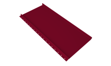 Кликфальц mini Grand Line 0,45 PE с пленкой на замках RAL 3003 рубиново-красный