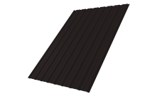 Профнастил С10B 0,45 PE RAL 9005 черный