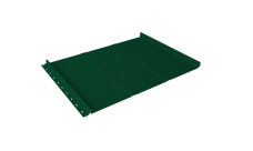 Кликфальц Line Grand Line 0,45 PE с пленкой на замках RAL 6005 зеленый мох