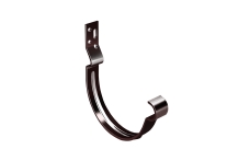 Крюк короткий полоса GL PU 150 мм RAL 8017 шоколад