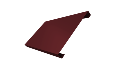 Ламель лицевая 200 забора жалюзи Texas 0,45 PE-Double RAL 3005 красное вино