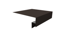 Планка околооконная сложная Экобрус Grand Line 200х50х25 0,5 PurPro Matt 275 RR 32 темно-коричневый (3м)