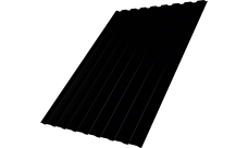 Профнастил С20A Grand Line 0,5 Rooftop Бархат RAL 9005 черный