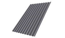 Профнастил С21R Grand Line 0,4 PE RAL 7004 сигнальный серый