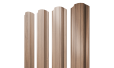 Штакетник Прямоугольный фигурный Grand Line 0,45 Print Elite Honey Wood TwinColor