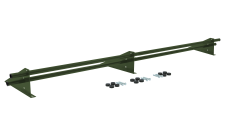 Снегозадержатель трубчатый универсальный Optima RAL 6020 3м