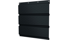 Софит металлический Классик v01 Grand Line полная перфорация 0,45 PE-Double с пленкой RAL 7016 антрацитово-серый