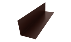 Угол внутренний 110х110 Grand Line 0,45 PE с пленкой NL 805 серо-коричневый гефест (2м)