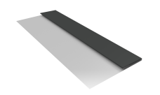 Планка стартовая Блок-Хаус new Grand Line 0,45 Drap ST RAL 7016 антрацитово-серый (2м)