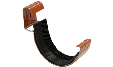 Соединитель желоба GL PU 125 мм RAL 8004 терракота