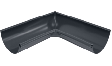 Угол желоба внутренний 90 гр 150 мм Мatt RAL 7024