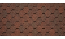Черепица гибкая Tegola Unica Veneto nocciola 418 (коричневый фундук)