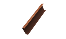 Декоративная накладка на столб универсальная 80х80 для забора жалюзи 0,45 Print Premium Rowan Wood Intense FTC (1,8м)