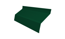 Ламель забора жалюзи Milan new gofr 0,5 PE с пленкой RAL 6005 зеленый мох