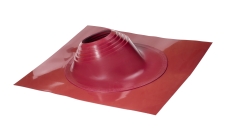 Проходной элемент MF угловой №2 (180-280мм) +185 EPDM (металлический окрашенный фланец) красный