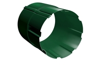 Соединитель трубы GL PU 90 мм RAL 6005 зеленый мох