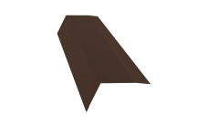 Планка карнизная 100х65 Grand Line 0,45 Drap TR lite RAL 8017 шоколад (2м)