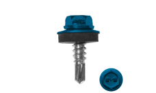 Саморез по металлу Daxmer 5,5х19 (250шт) сверло №3 RAL 5015