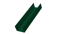 Стойка жалюзи Milan,Tokyo 0,45 PE-Double RAL 6005 зеленый мох (1,8м)